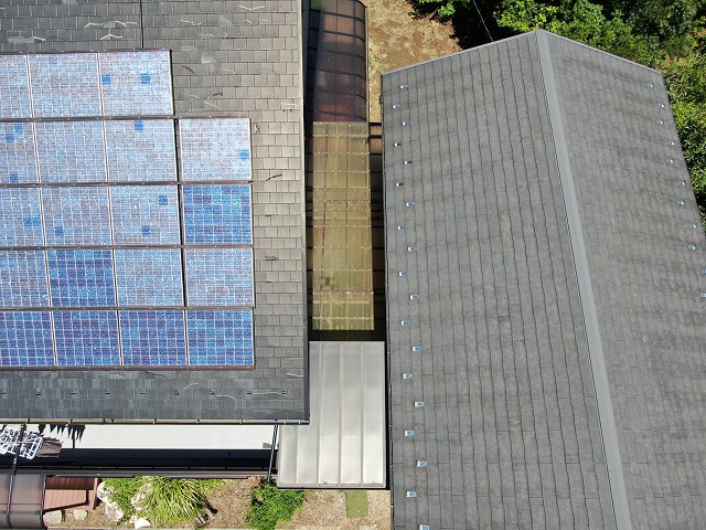 甲州市　屋根現場調査